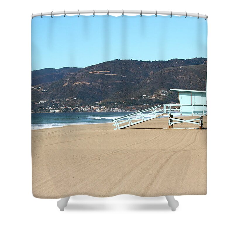 Southern California Shower Curtain featuring the photograph Zuma Beach California by Mccaig