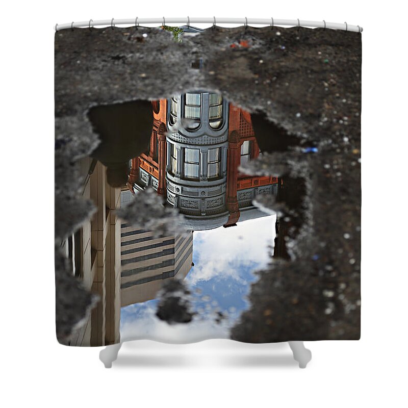 Metro Shower Curtain featuring the photograph Always Look Down #1 by Metro DC Photography
