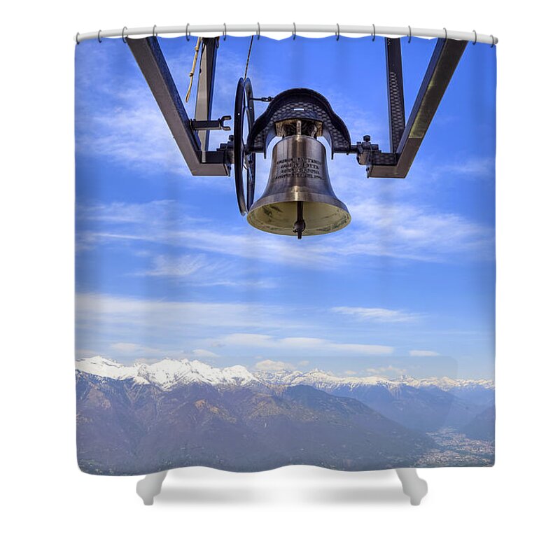 Bell Shower Curtain featuring the photograph Bell In Heaven #1 by Joana Kruse