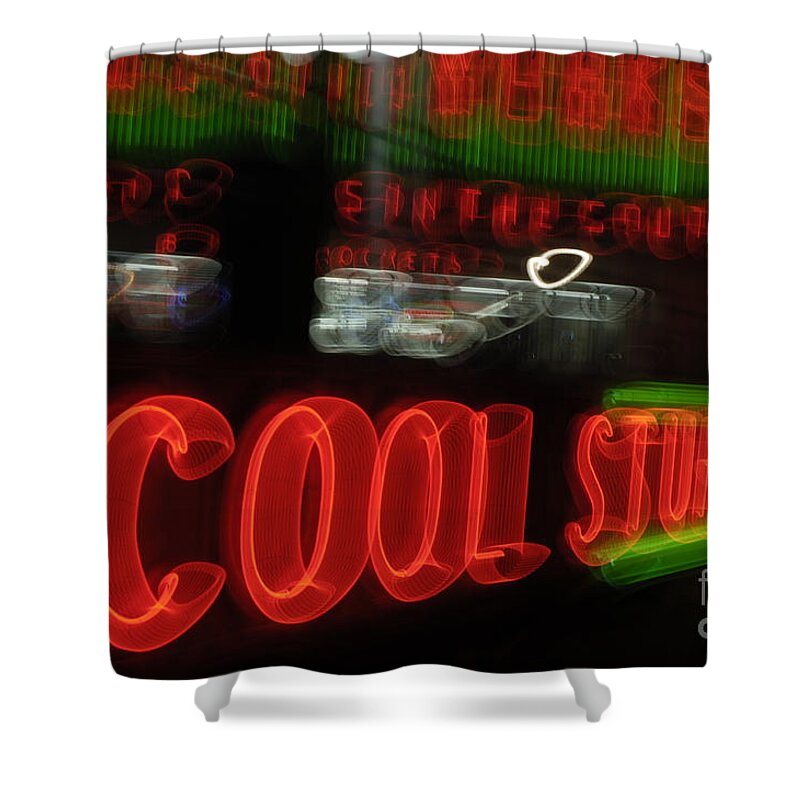 Cool Stuff Shower Curtain featuring the photograph Cool Stuff #1 by Bob Christopher