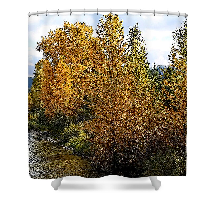 Fall Colors Shower Curtain featuring the photograph Fall Colors #1 by Steve McKinzie