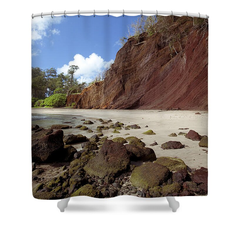 Beach Shower Curtain featuring the photograph Koki Beach #1 by Jenna Szerlag