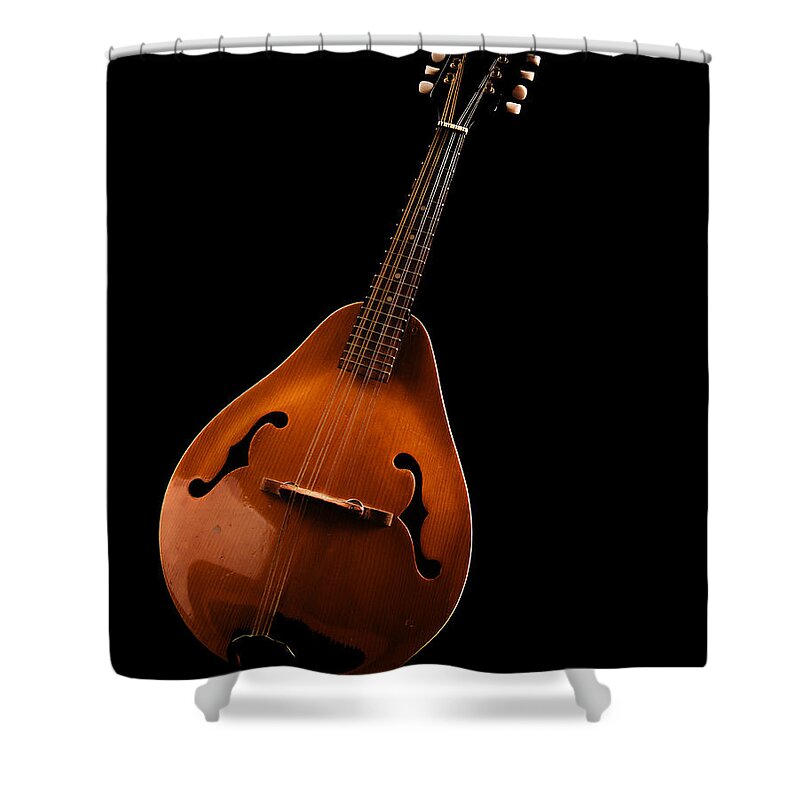 Jean Noren Shower Curtain featuring the photograph Mandolin by Jean Noren