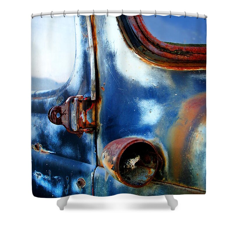 Old Shower Curtain featuring the photograph Old Car #1 by Henrik Lehnerer