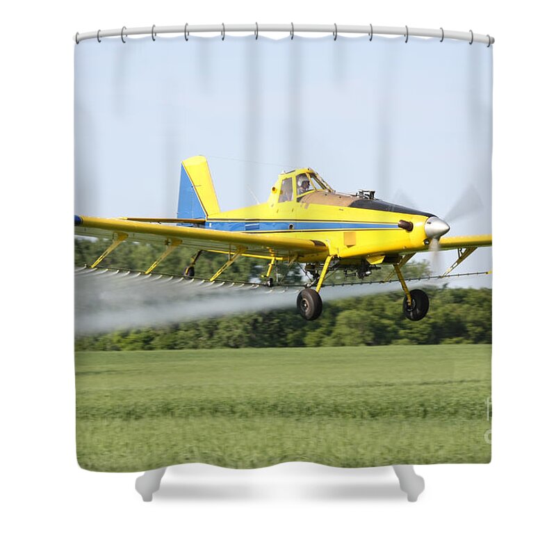 Plane Shower Curtain featuring the photograph Plane #1 by Lori Tordsen