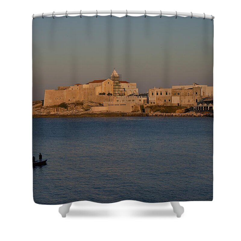 Apulia Shower Curtain featuring the photograph Vieste - Gargano - Apulia #1 by Joana Kruse