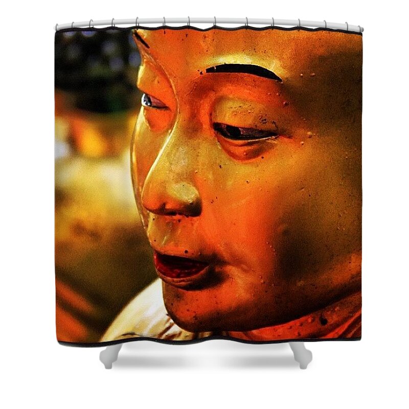  Shower Curtain featuring the photograph 10000 Buddha #2 by Lorelle Phoenix