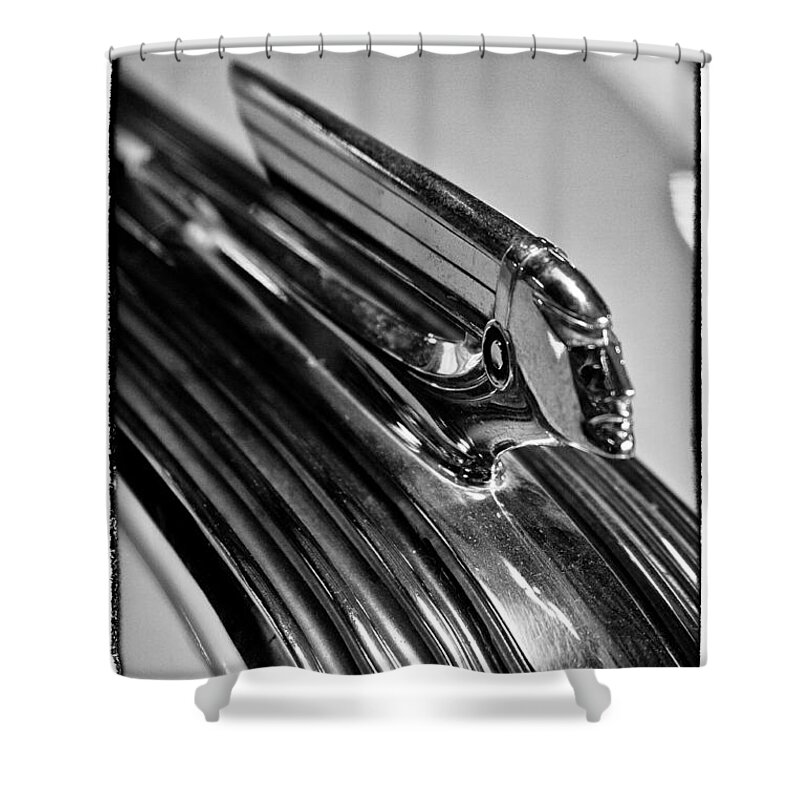 37 Shower Curtain featuring the photograph 1937 Pontiac Deluxe Eight #2 by David Patterson