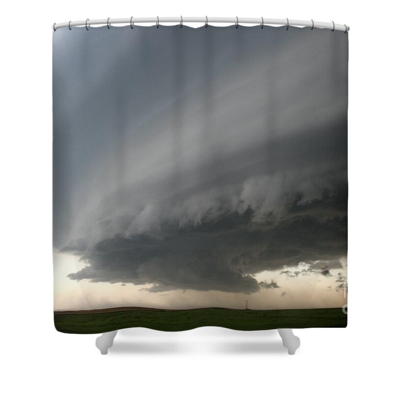 Science Shower Curtain featuring the photograph Supercell Thunderstorm #2 by Science Source