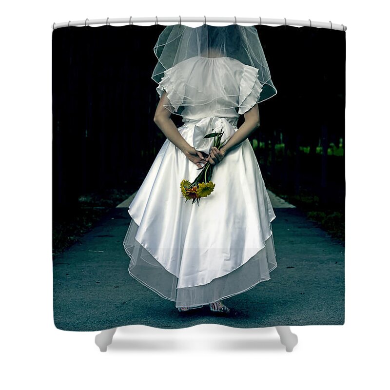 Female Shower Curtain featuring the photograph The Bride #2 by Joana Kruse