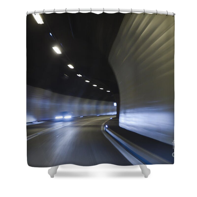 Tunnel Shower Curtain featuring the photograph Tunnel #2 by Mats Silvan