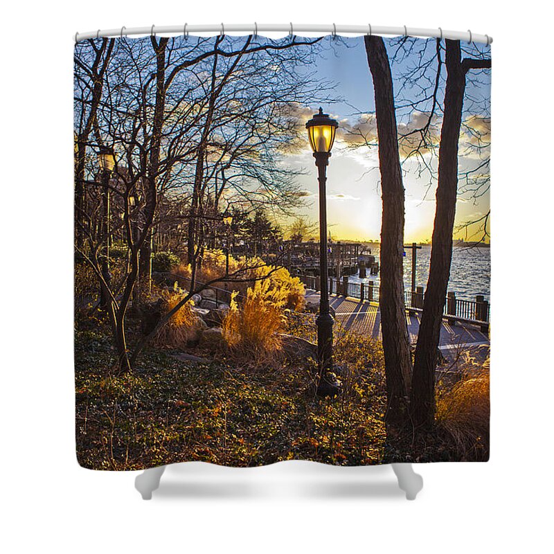 Battery Park City Shower Curtain featuring the photograph View from Battery Park City #2 by Theodore Jones