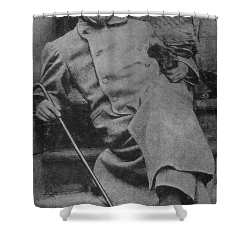 History Shower Curtain featuring the photograph Anton Chekhov, Russian Physician by Photo Researchers