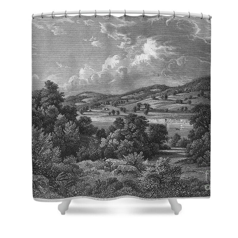1755 Shower Curtain featuring the photograph Braddock: Fort Duquesne #3 by Granger