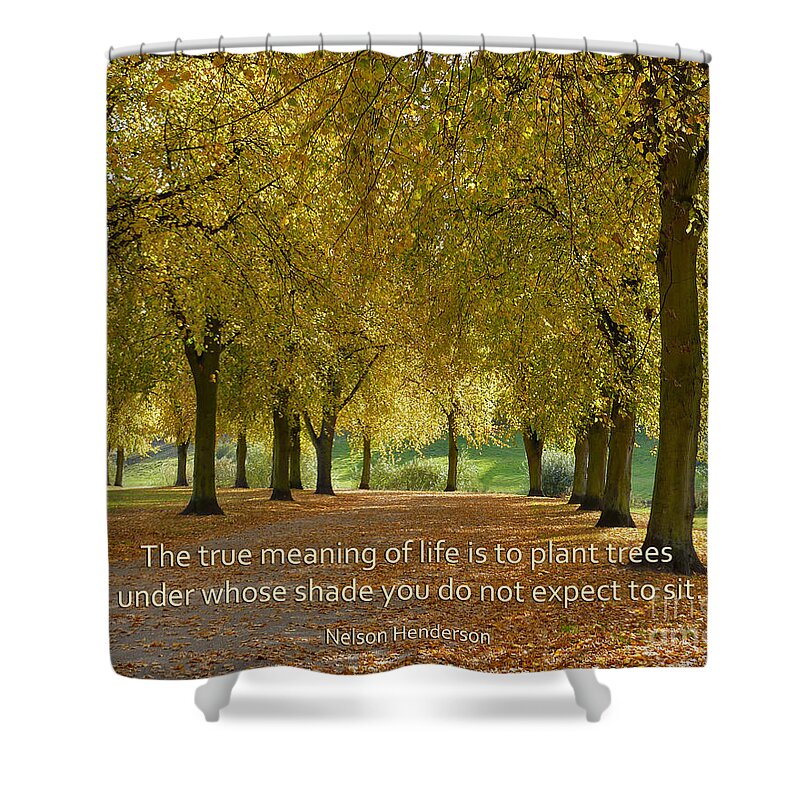  Shower Curtain featuring the photograph 38- Plant Trees by Joseph Keane