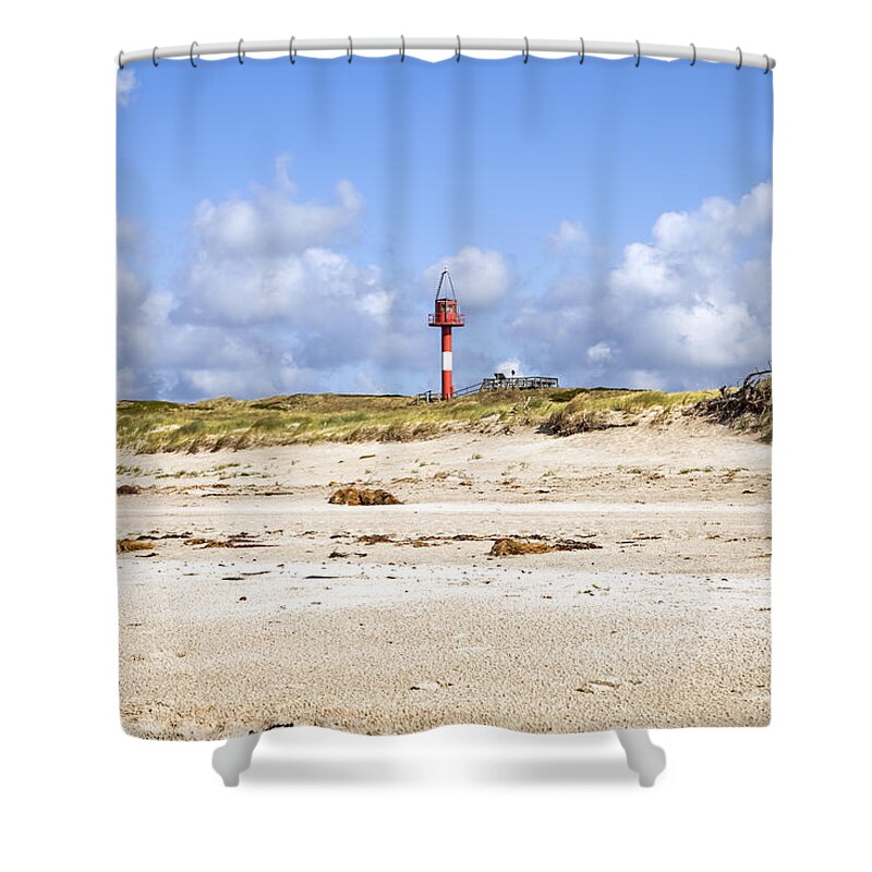 Cross Light Shower Curtain featuring the photograph Hoernum - Sylt #4 by Joana Kruse
