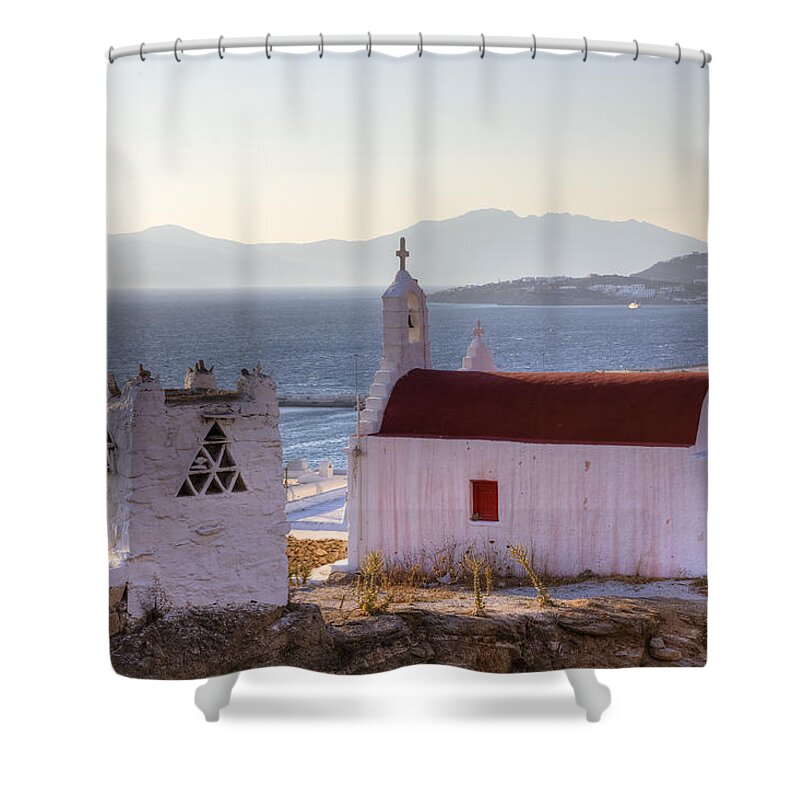 Ano Myli Shower Curtain featuring the photograph Mykonos #6 by Joana Kruse