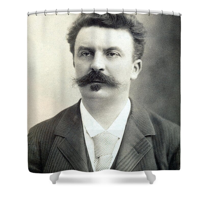 19th Century Shower Curtain featuring the photograph GUY de MAUPASSANT #7 by Granger