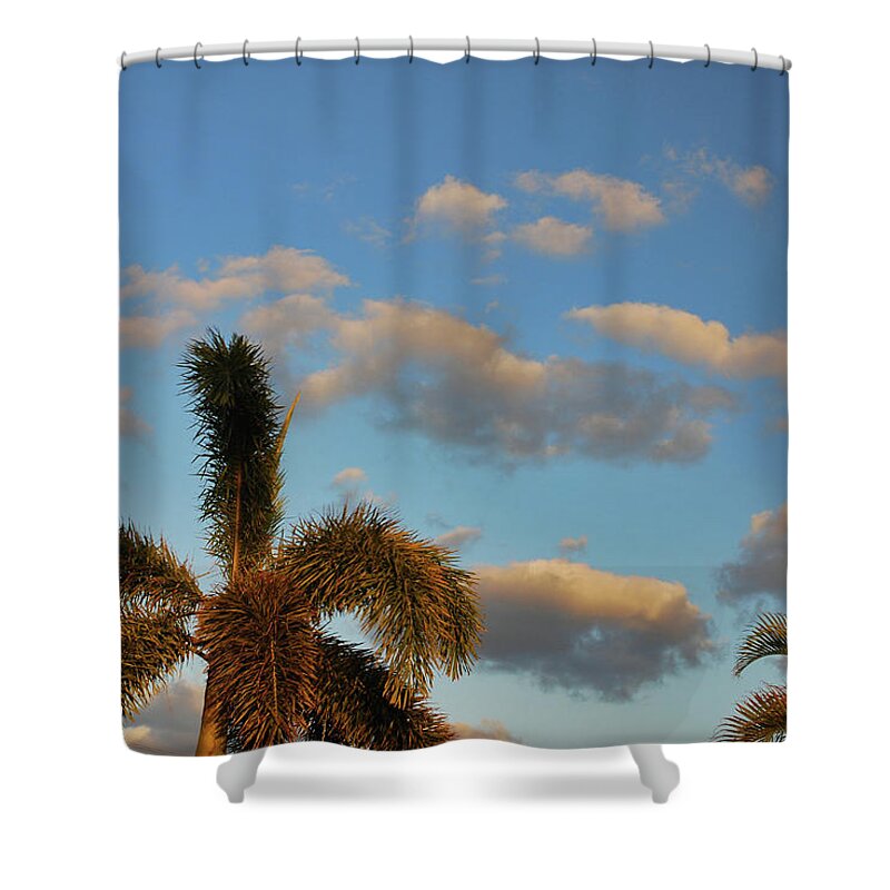 Tropical Shower Curtain featuring the photograph 9- Tropical Sky by Joseph Keane