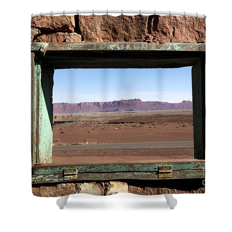 Arizona Shower Curtain featuring the photograph A Room with a View by Karen Lee Ensley