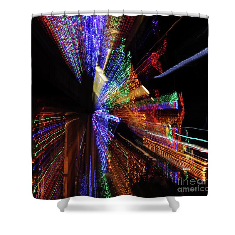 Lights Shower Curtain featuring the photograph Abstract Lights by Ronald Grogan