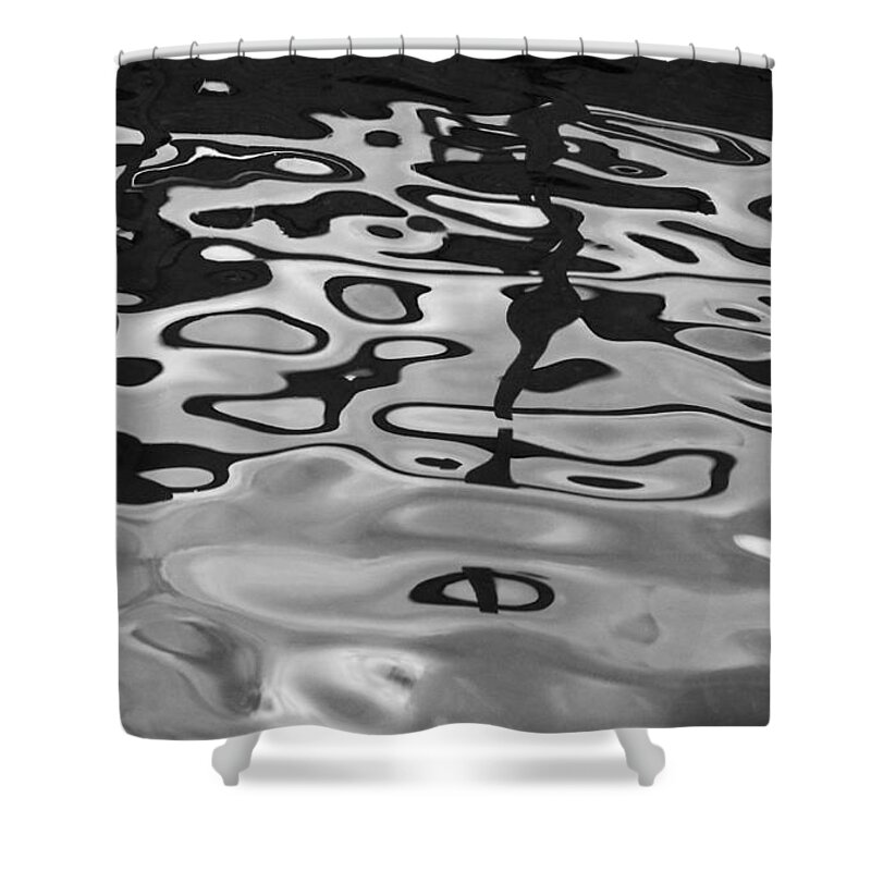 Water Shower Curtain featuring the photograph Abstract Reflection #1 by David Gordon