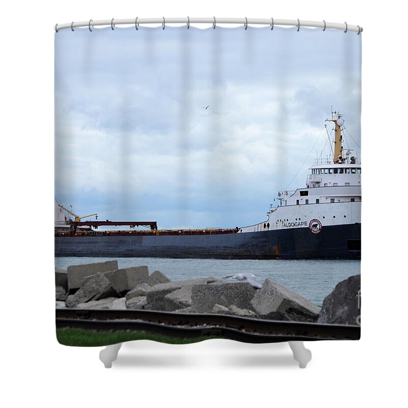 Ship Shower Curtain featuring the photograph Algocape by Ronald Grogan