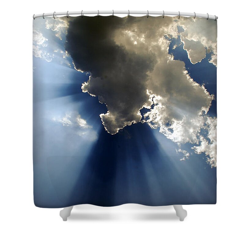 Clouds Shower Curtain featuring the photograph Amazing Grace by Skip Willits