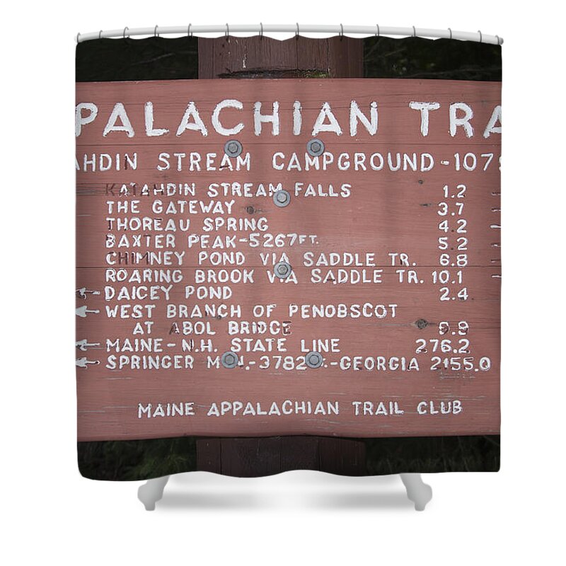 Appalachian Trail Shower Curtain featuring the photograph Appalachian Trail by Glenn Gordon