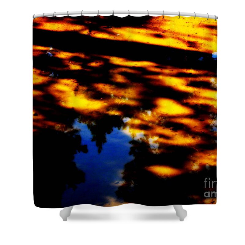 Darkness Canvas Prints Shower Curtain featuring the photograph Arrival of darkness by Pauli Hyvonen