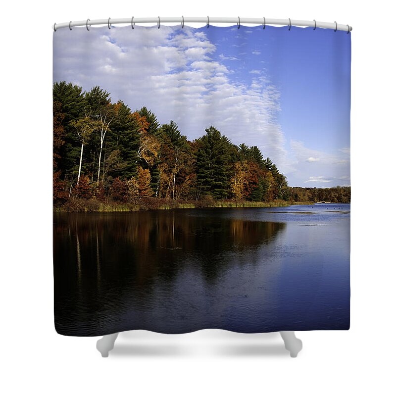 Autumn Shower Curtain featuring the photograph Autumn Splendor by Thomas Young
