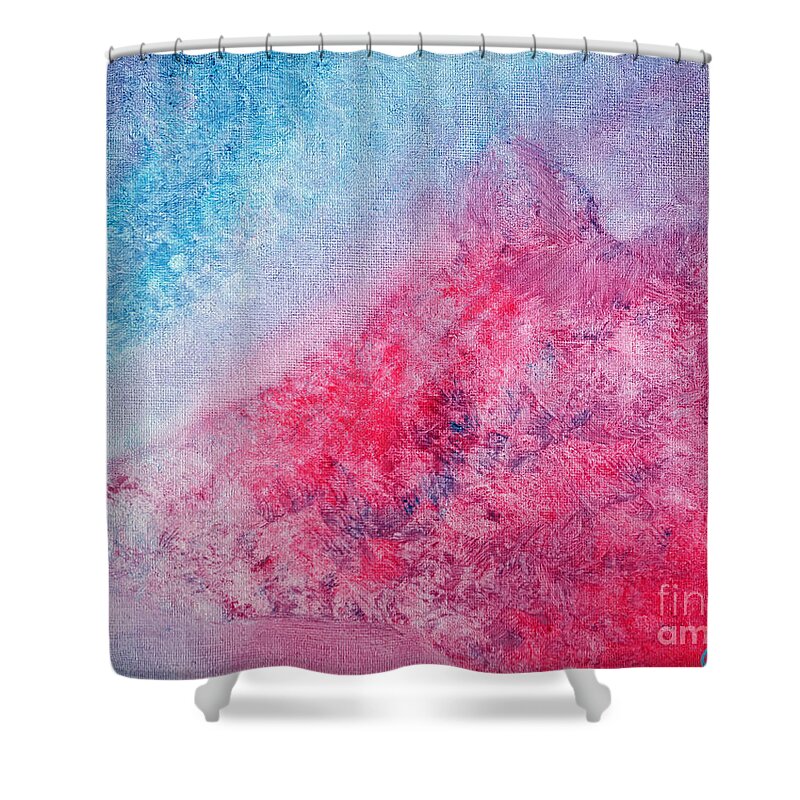 Bear Shower Curtain featuring the painting Beautiful Bear by Claire Bull