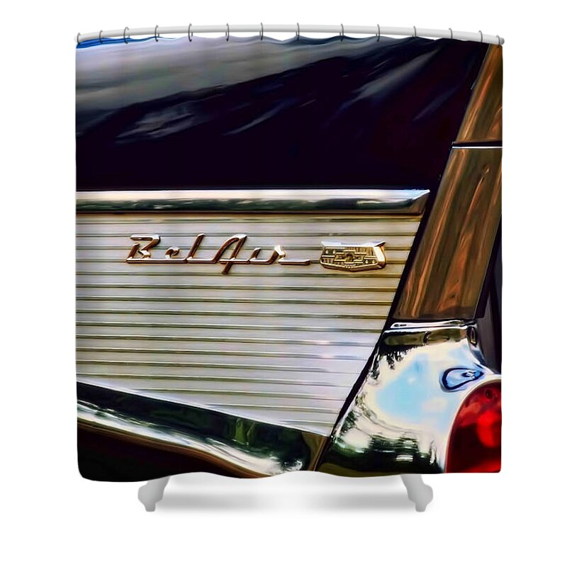 1957 Shower Curtain featuring the photograph Bel Air by Scott Norris