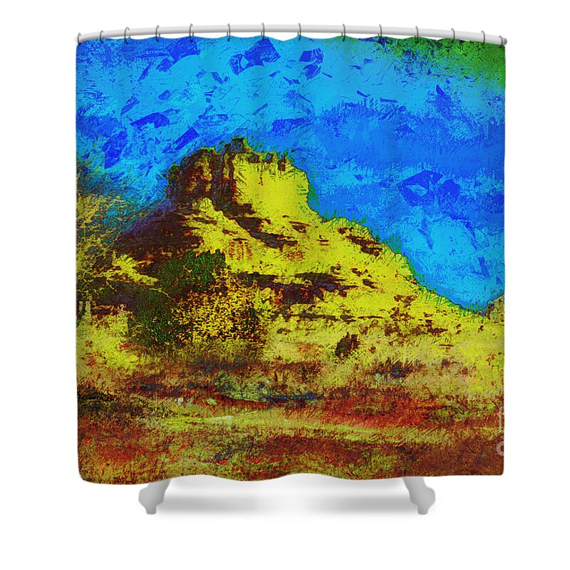 Sedona Shower Curtain featuring the photograph Bell rock by Julie Lueders 