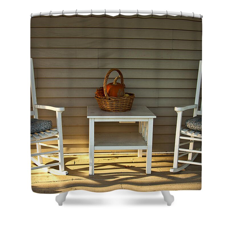 Fall Shower Curtain featuring the photograph Binding Place by Brenda Giasson