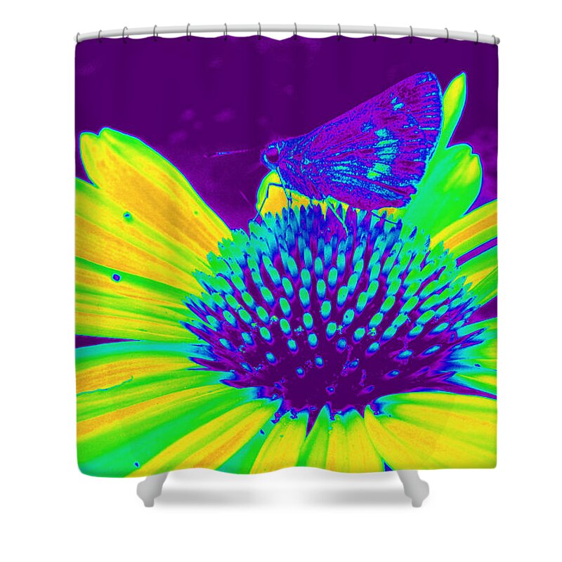 Flower Shower Curtain featuring the photograph Boldness in Nature by Kim Galluzzo