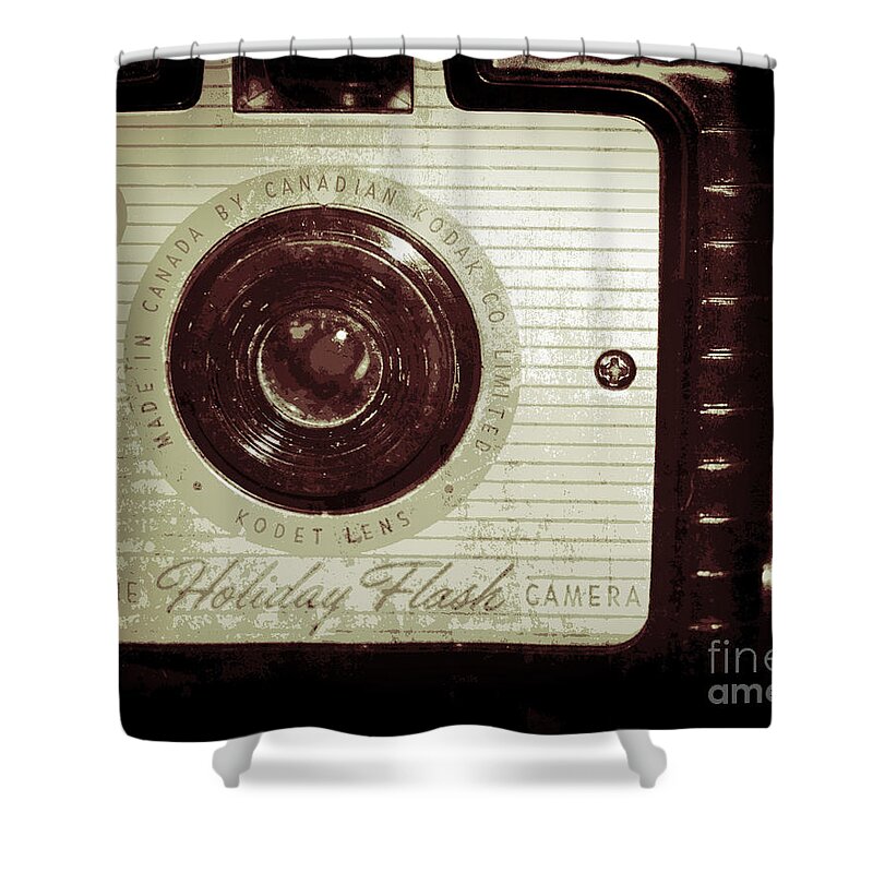 Camera Shower Curtain featuring the photograph Brownie by Traci Cottingham