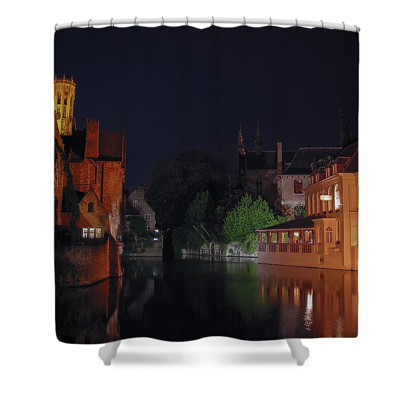 Bruges Shower Curtain featuring the photograph Bruges by David Gleeson