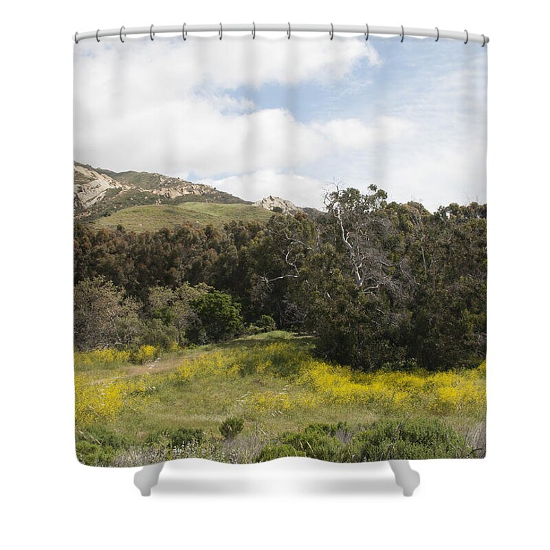 California Shower Curtain featuring the photograph California Hillside View III by Kathleen Grace