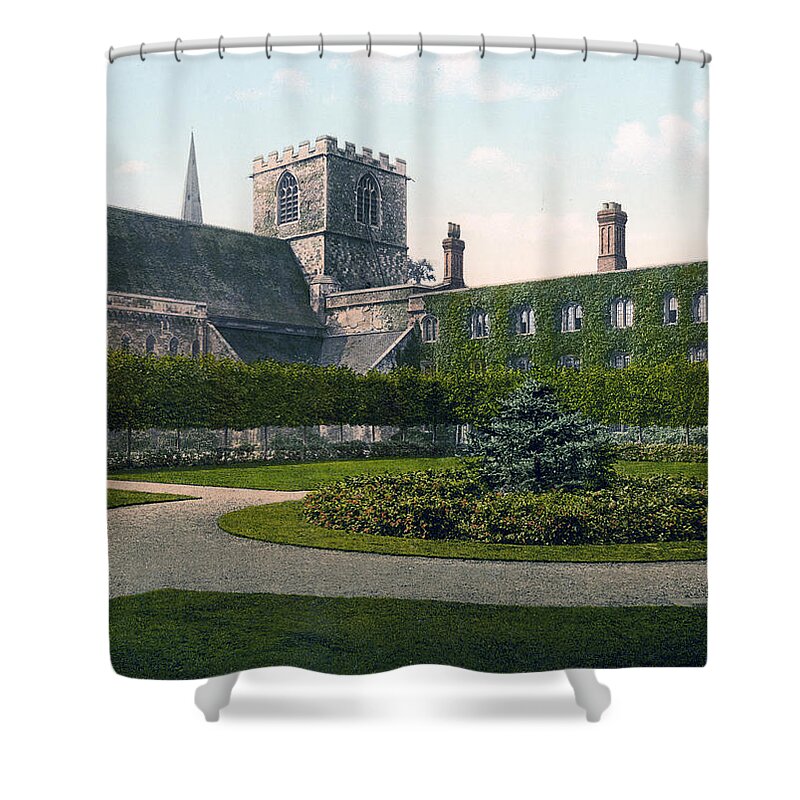 \jesus College\ Shower Curtain featuring the photograph Cambridge - England - Jesus College by International Images