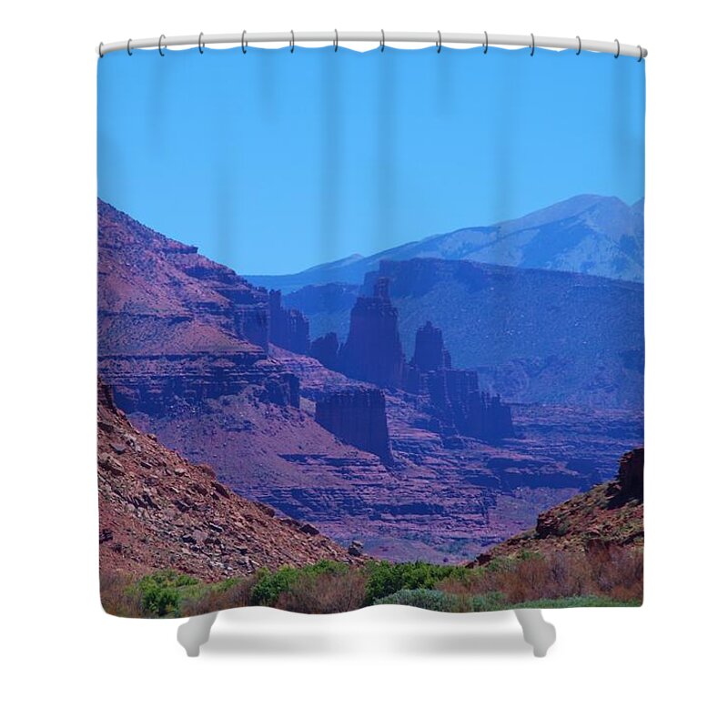 Canyonlands Shower Curtain featuring the photograph Canyon colors by Dany Lison