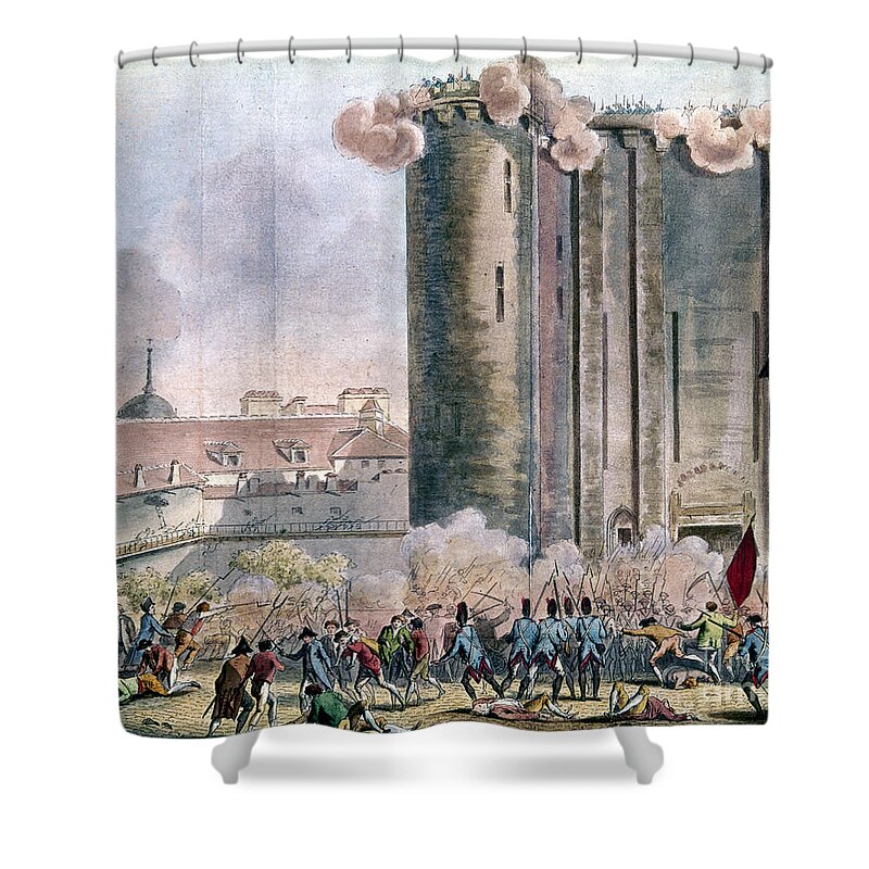 1789 Shower Curtain featuring the photograph Capture Of The Bastille by Granger