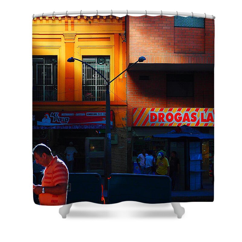 Casino Shower Curtain featuring the photograph Casino by Skip Hunt