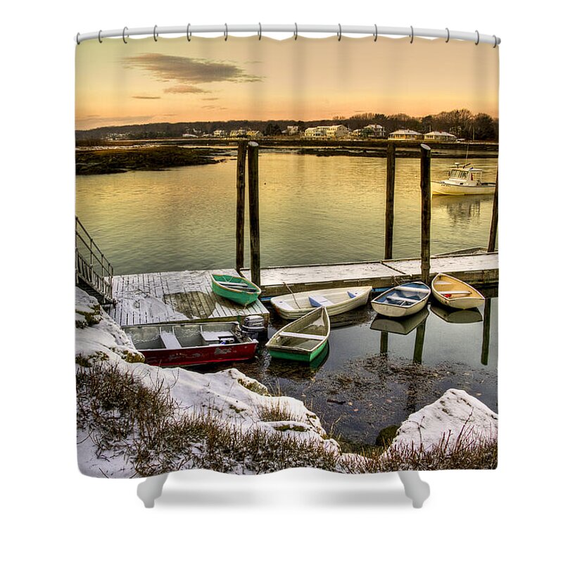 Fishing Shower Curtain featuring the photograph Catch of the Day by Brenda Giasson