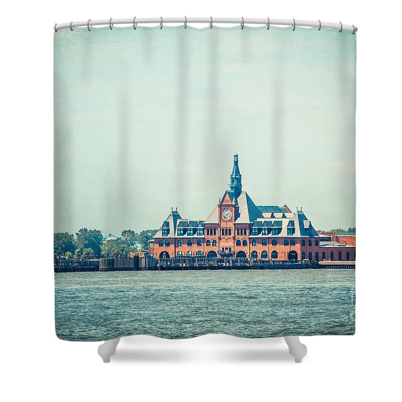 Nyc Shower Curtain featuring the photograph Central Railroad Terminal of New Jersey by Hannes Cmarits
