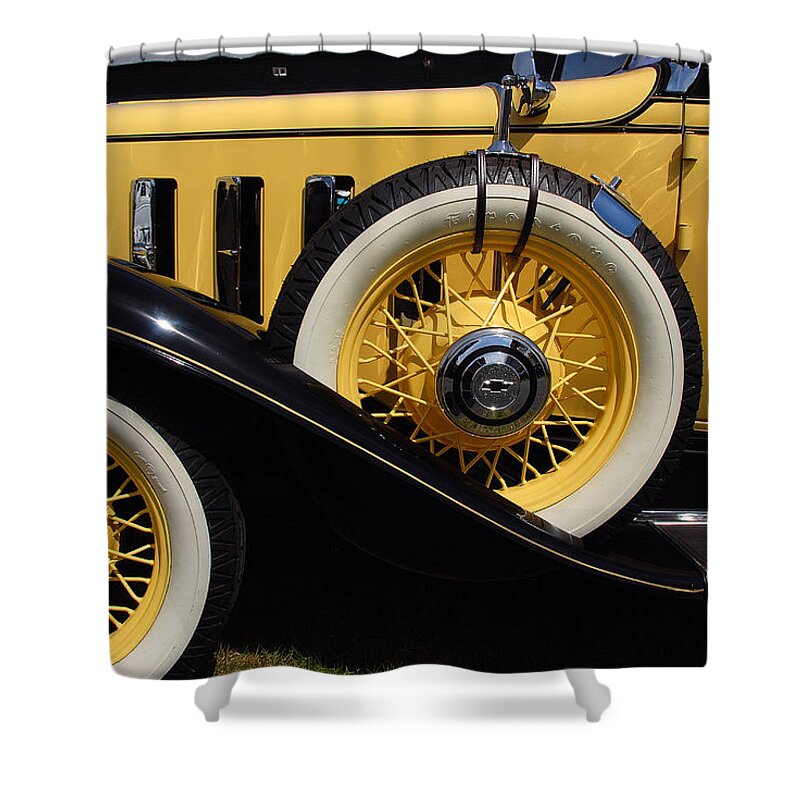 Auomobiles Shower Curtain featuring the photograph Chevrolet 1932 by John Schneider