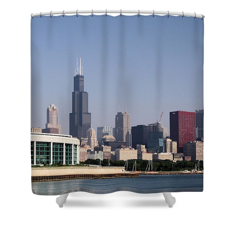 Chicago Shower Curtain featuring the photograph Chicago Waterfront by Ely Arsha
