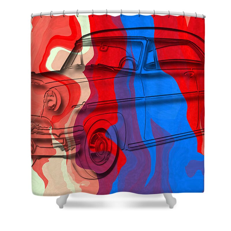 Mercury Shower Curtain featuring the photograph Classic Mercury Abstract by David G Paul