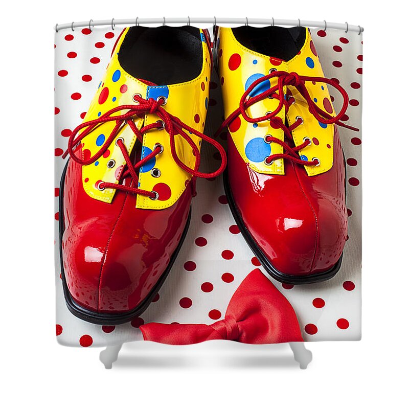 Clown Shower Curtain featuring the photograph Clown shoes by Garry Gay
