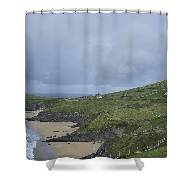 Dingle Shower Curtain featuring the photograph Coastline by Hugh Smith